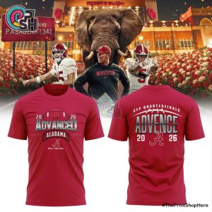 Alabama Way Back To Advance Red Hoodie