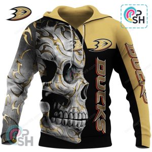 Anaheim Ducks Skull Fury Hoodie