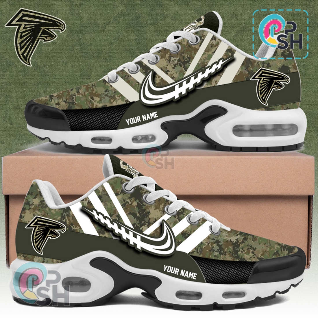 Atlanta Falcons Salute to Service Limited Edition Air Max Plus Atlanta Falcons Salute to Service Limited Edition Air Max Plus