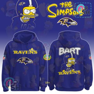 Baltimore Ravens NFL The Simpson Limited Edition Hoodie And Cap