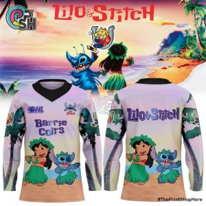 Barrie Colts Lilo & Stitch Limited Edition Hockey Jersey
