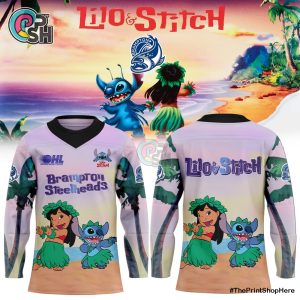 Brampton Steelheads Lilo & Stitch Limited Edition Hockey Jersey