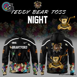 Brantford Bulldogs Teddy Bear Toss Night Combo Hoodie, Pants
