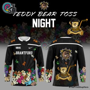 Brantford Bulldogs Teddy Bear Toss Night Hockey Jersey