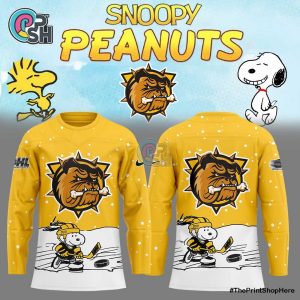 Brantford Bulldogs x Snoopy and Peanuts Hockey Jersey