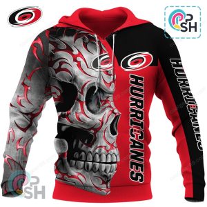 Carolina Hurricanes Skull Fury Hoodie