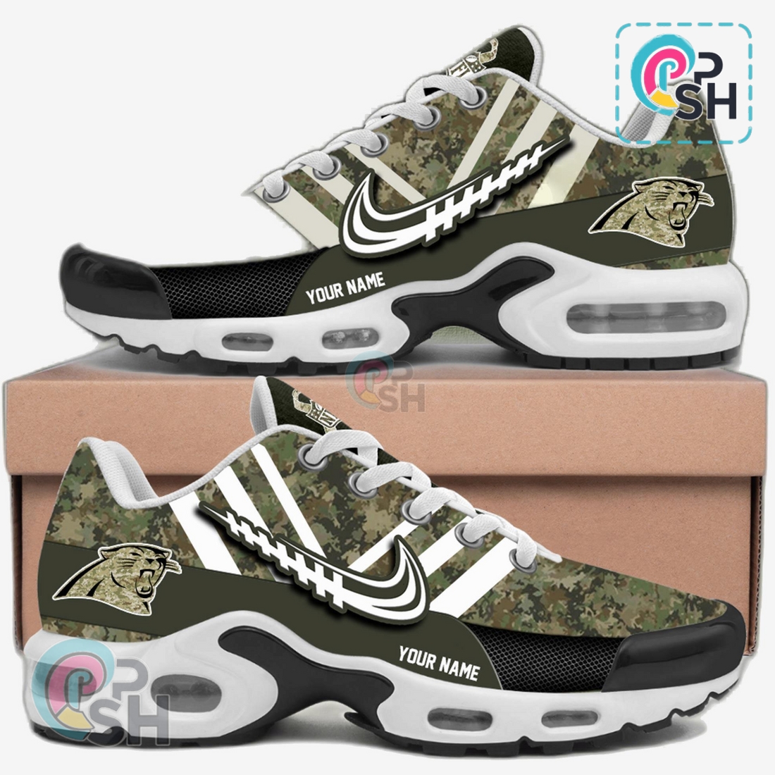 Carolina Panthers Salute to Service Limited Edition Air Max Plus Carolina Panthers Salute to Service Limited Edition Air Max Plus