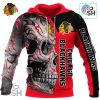 Carolina Hurricanes Skull Fury Hoodie