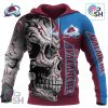 Columbus Blue Jackets Skull Fury Hoodie
