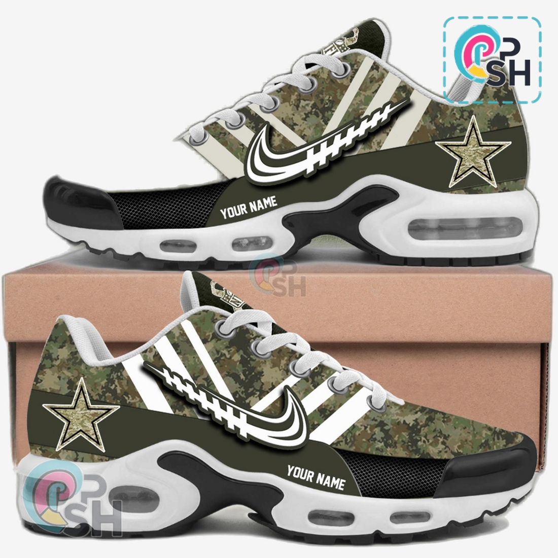 Dallas Cowboys Salute to Service Limited Edition Air Max Plus Dallas Cowboys Salute to Service Limited Edition Air Max Plus