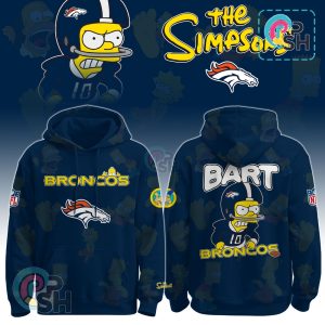 Denver Broncos NFL The Simpson Limited Edition Hoodie And Cap