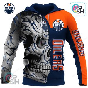 Edmonton Oilers Skull Fury Hoodie