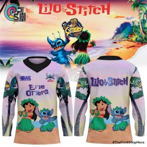 Erie Otters Lilo & Stitch Limited Edition Hockey Jersey