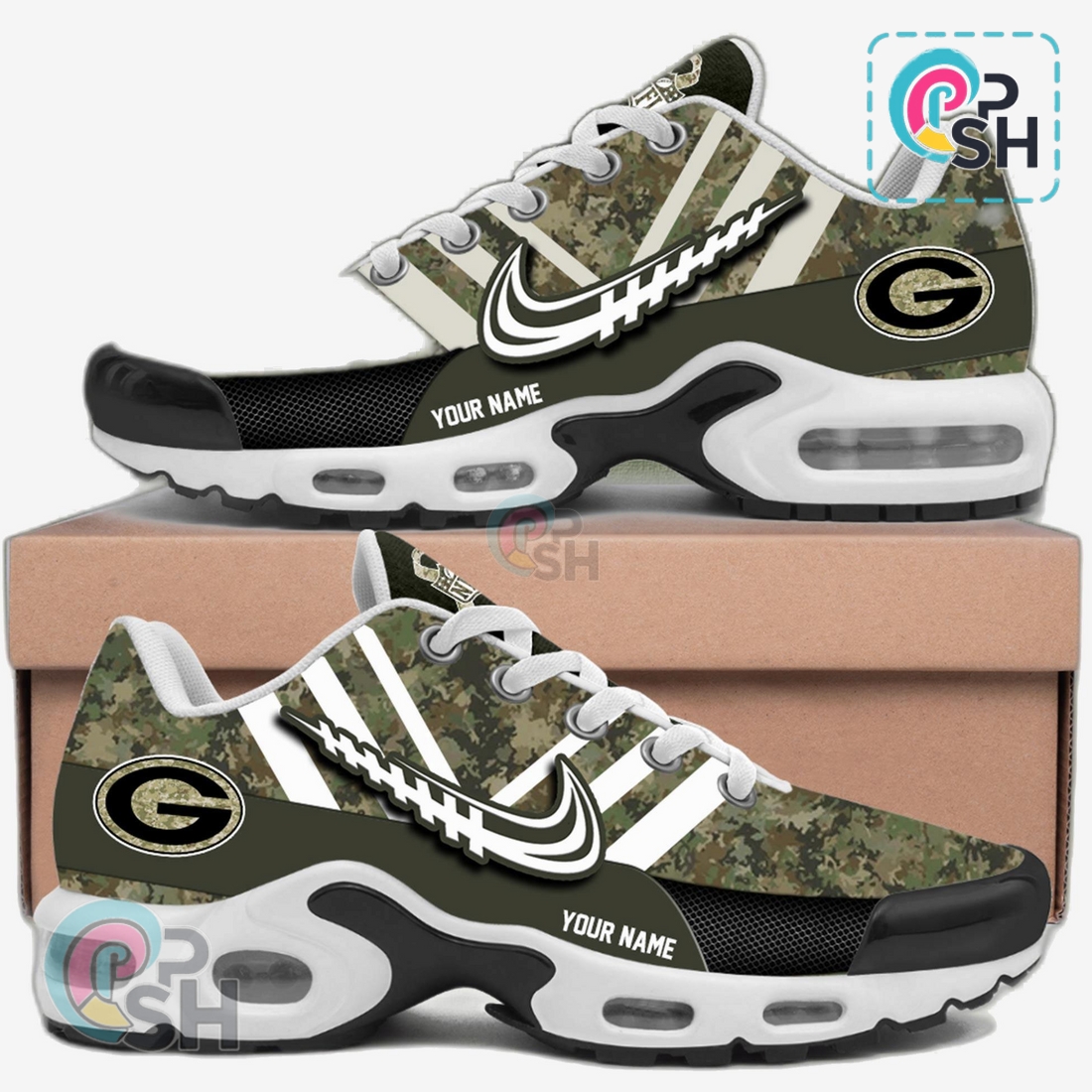 Green Bay Packers Salute to Service Limited Edition Air Max Plus Green Bay Packers Salute to Service Limited Edition Air Max Plus