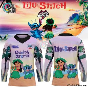 Guelph Storm Lilo & Stitch Limited Edition Hockey Jersey