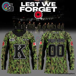 Kingston Frontenacs Custom Canadian Forces Hockey Jersey