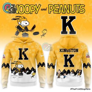 Kingston Frontenacs Snoopy and Peanuts Combo Hoodie, Pants