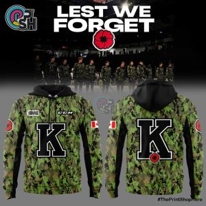 Kingston Frontenacs Special Canadian Forces Combo Hoodie, Pants