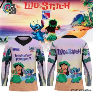 Kitchener Rangers Lilo & Stitch Hockey Jersey