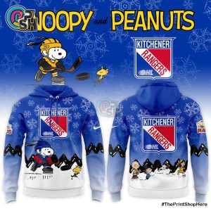 Kitchener Rangers Snoopy and Peanuts Combo Hoodie, Pants