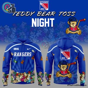 Kitchener Rangers Teddy Bear Toss Night Combo Hoodie, Pants