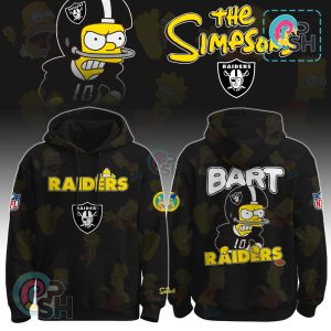 Las Vegas Raiders NFL The Simpson Limited Edition Hoodie And Cap