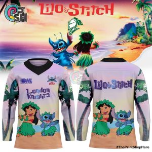 London Knights Lilo & Stitch Limited Edition Hockey Jersey