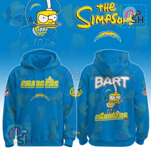 Los Angeles Chargers NFL The Simpson Limited Edition Hoodie And Cap