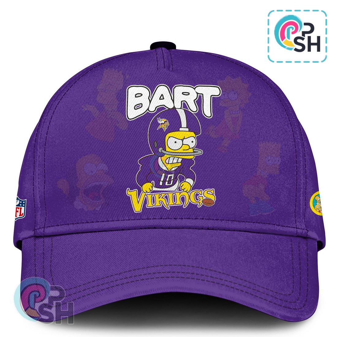 Minnesota Vikings NFL The Simpson Limited Edition Hoodie And Cap Minnesota Vikings NFL The Simpson Limited Edition Hoodie And Cap