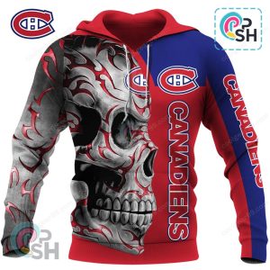 Montreal Canadiens Skull Fury Hoodie