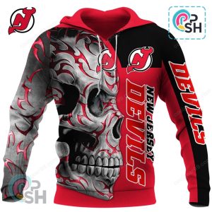 New Jersey Devils Skull Fury Hoodie