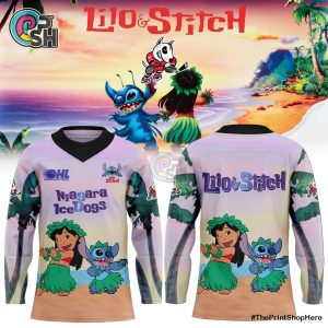 Niagara IceDogs Lilo & Stitch Limited Edition Hockey Jersey