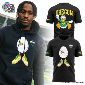Oregon Football Go Ducks Black Hoodie