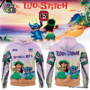 Ottawa 67’s Lilo & Stitch Combo Hoodie, Pants