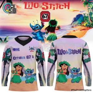 Ottawa 67’s Lilo & Stitch Hockey Jersey