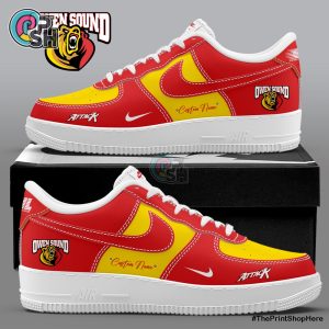 Owen Sound Attack Custom Name Air Force 1 Shoes
