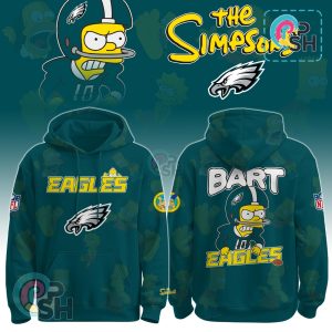 Philadelphia Eagles NFL The Simpson Limited Edition Hoodie And Cap