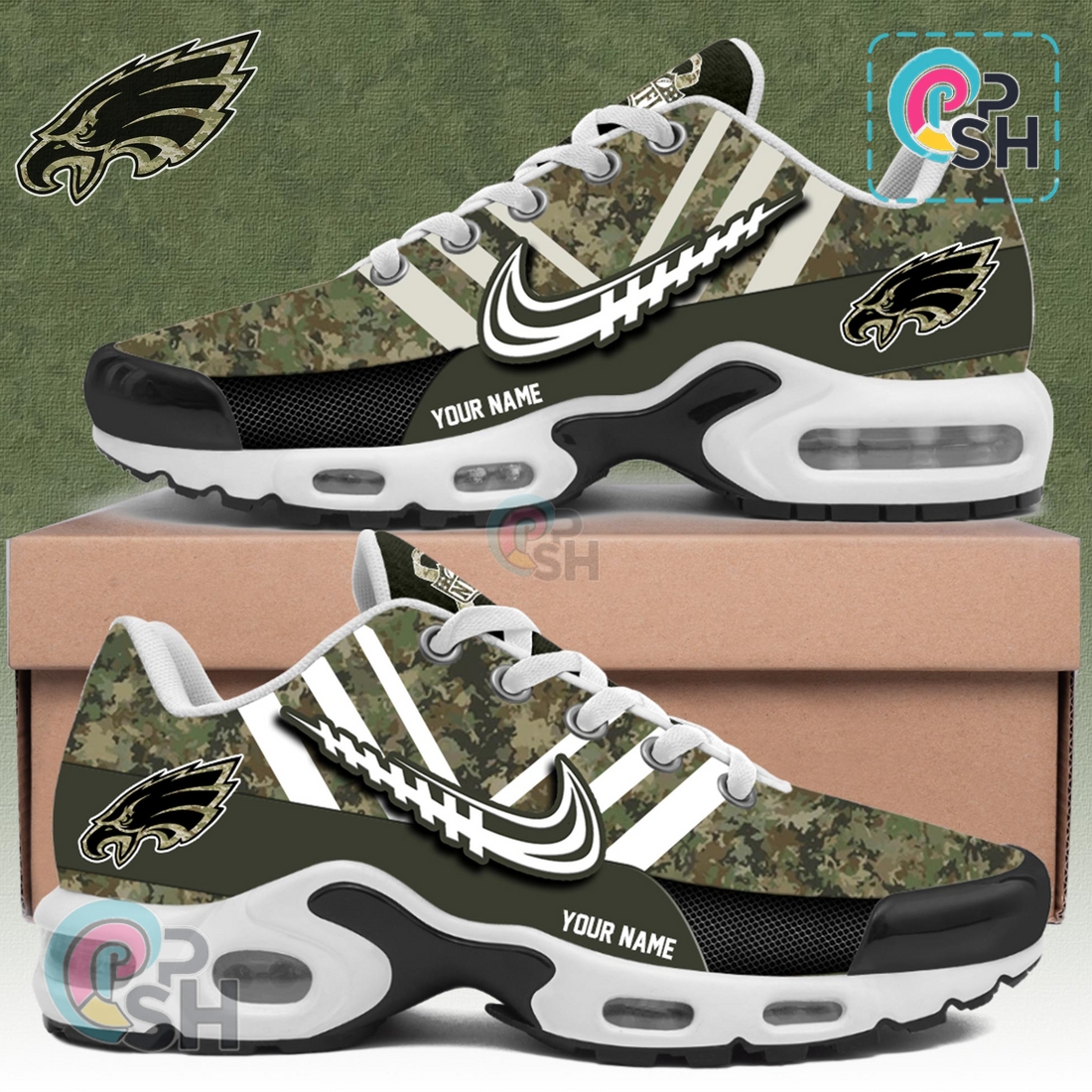 Philadelphia Eagles Salute to Service Limited Edition Air Max Plus Philadelphia Eagles Salute to Service Limited Edition Air Max Plus