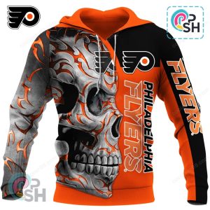 Philadelphia Flyers Skull Fury Hoodie