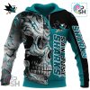 Seattle Kraken Skull Fury Hoodie