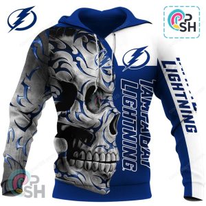 Tampa Bay Lightning Skull Fury Hoodie