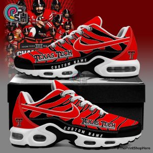 Texas Tech Custom Name Air Max Plus Sneakers For Fans