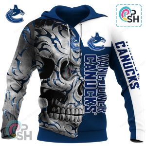 Vancouver Canucks Skull Fury Hoodie