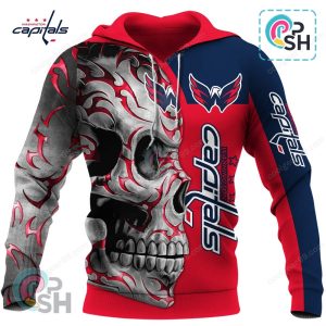 Washington Capitals Skull Fury Hoodie