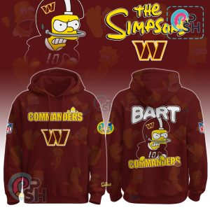 Washington Commanders NFL The Simpson Limited Edition Hoodie And Cap
